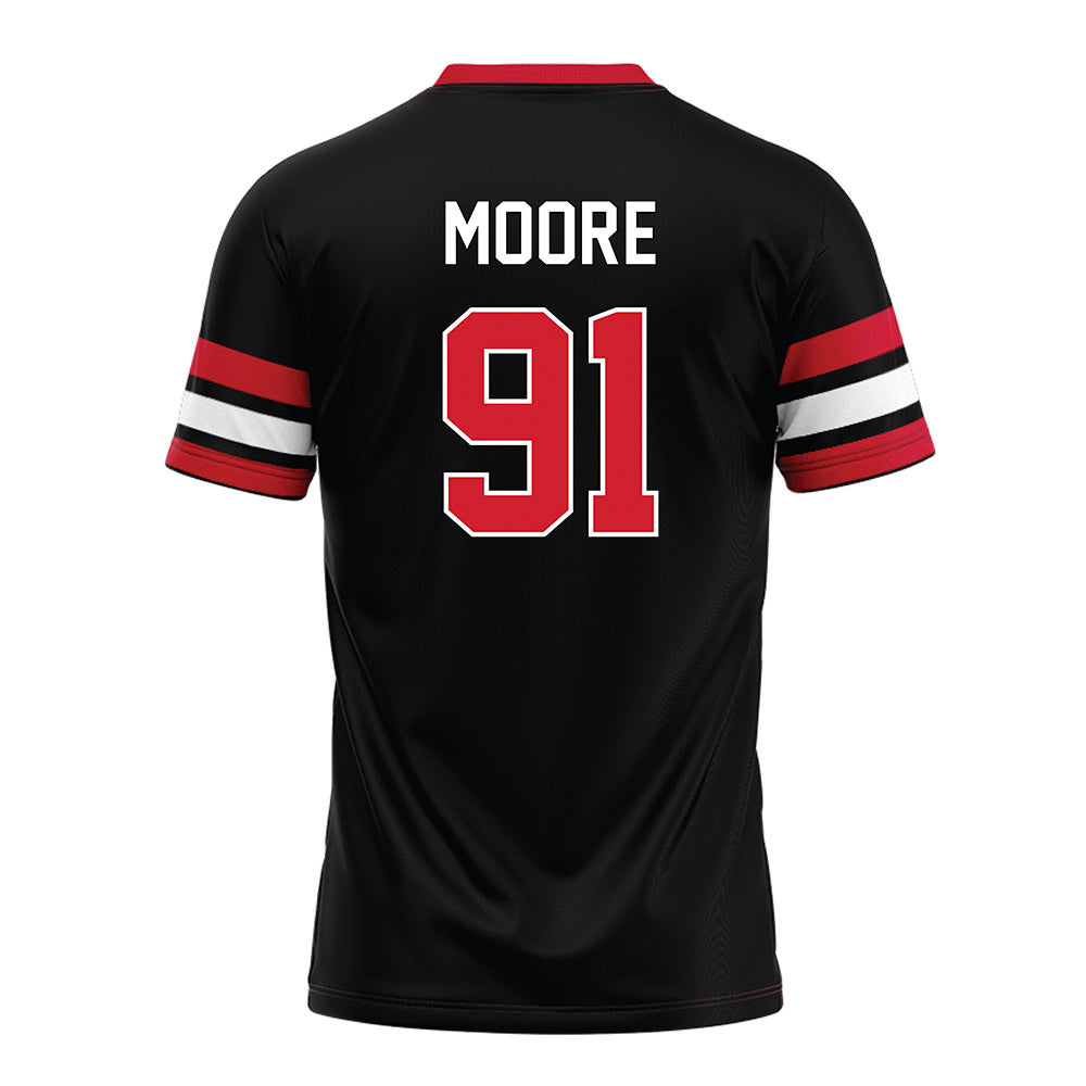SEMO - NCAA Football : Quran Moore - Black Football Jersey-1
