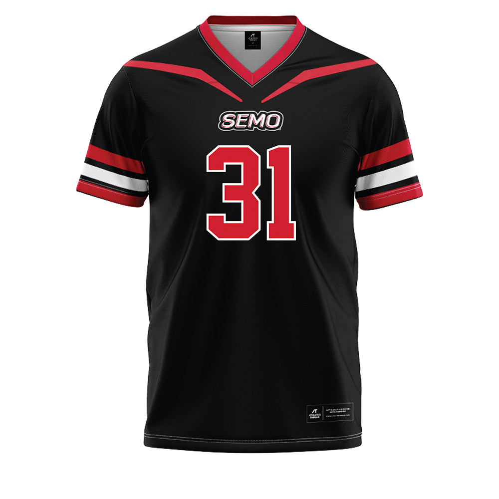 SEMO - NCAA Football : Caden Bregar - Black Football Jersey-0