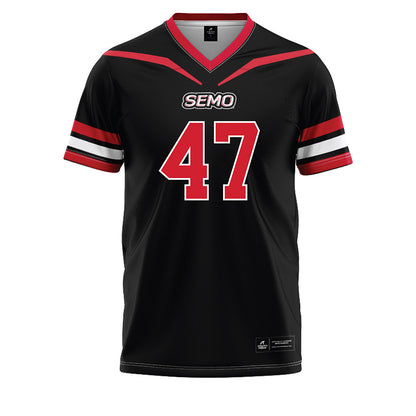SEMO - NCAA Football : Lamari Hall - Black Football Jersey-0