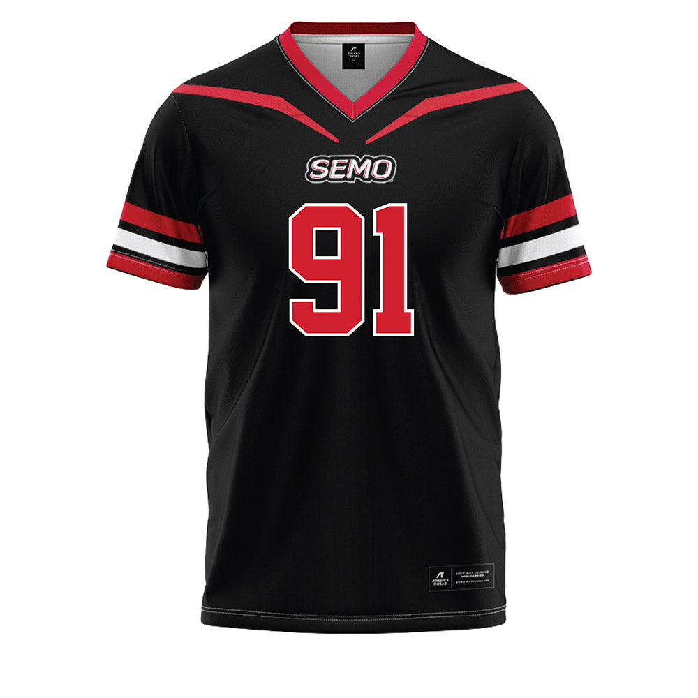 SEMO - NCAA Football : Quran Moore - Black Football Jersey-0