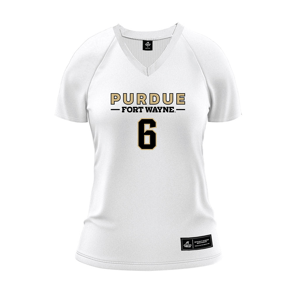 PFW - NCAA Women's Volleyball : Riley Rosneck - White Volleyball Jersey-0