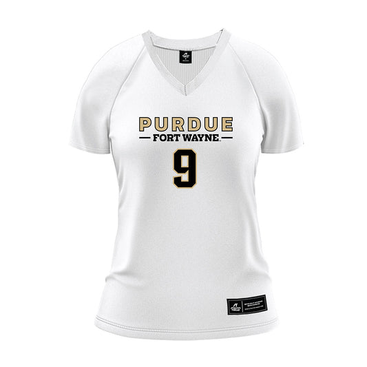 PFW - NCAA Women's Volleyball : Trinity Rye - White Volleyball Jersey-0