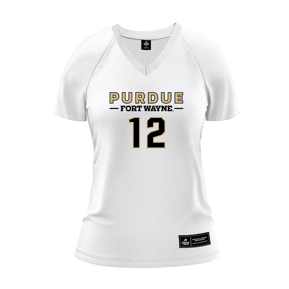 PFW - NCAA Women's Volleyball : Alyssa Gumbel - White Volleyball Jersey-0