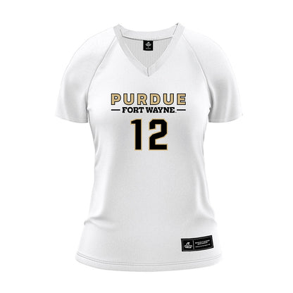 PFW - NCAA Women's Volleyball : Alyssa Gumbel - White Volleyball Jersey-0