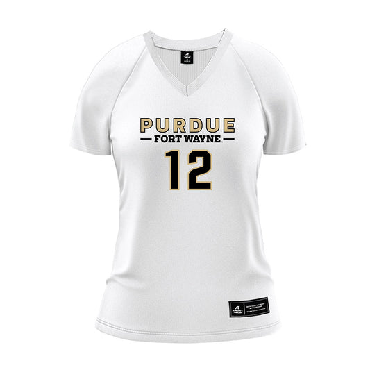 PFW - NCAA Women's Volleyball : Alyssa Gumbel - White Volleyball Jersey-0