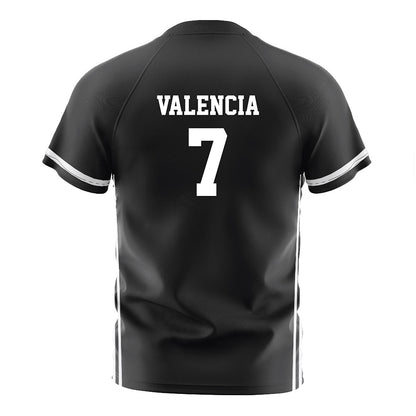 PFW - NCAA Men's Soccer : Marco Valencia - Black Soccer Jersey-1
