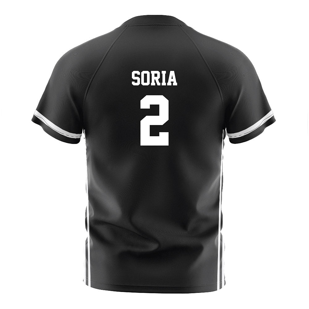 PFW - NCAA Men's Soccer : Marcos Soria - Black Soccer Jersey-1