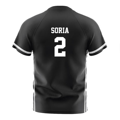 PFW - NCAA Men's Soccer : Marcos Soria - Black Soccer Jersey-1