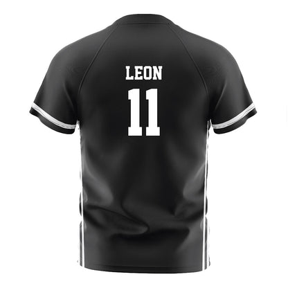 PFW - NCAA Men's Soccer : Christian Leon - Black Soccer Jersey-1