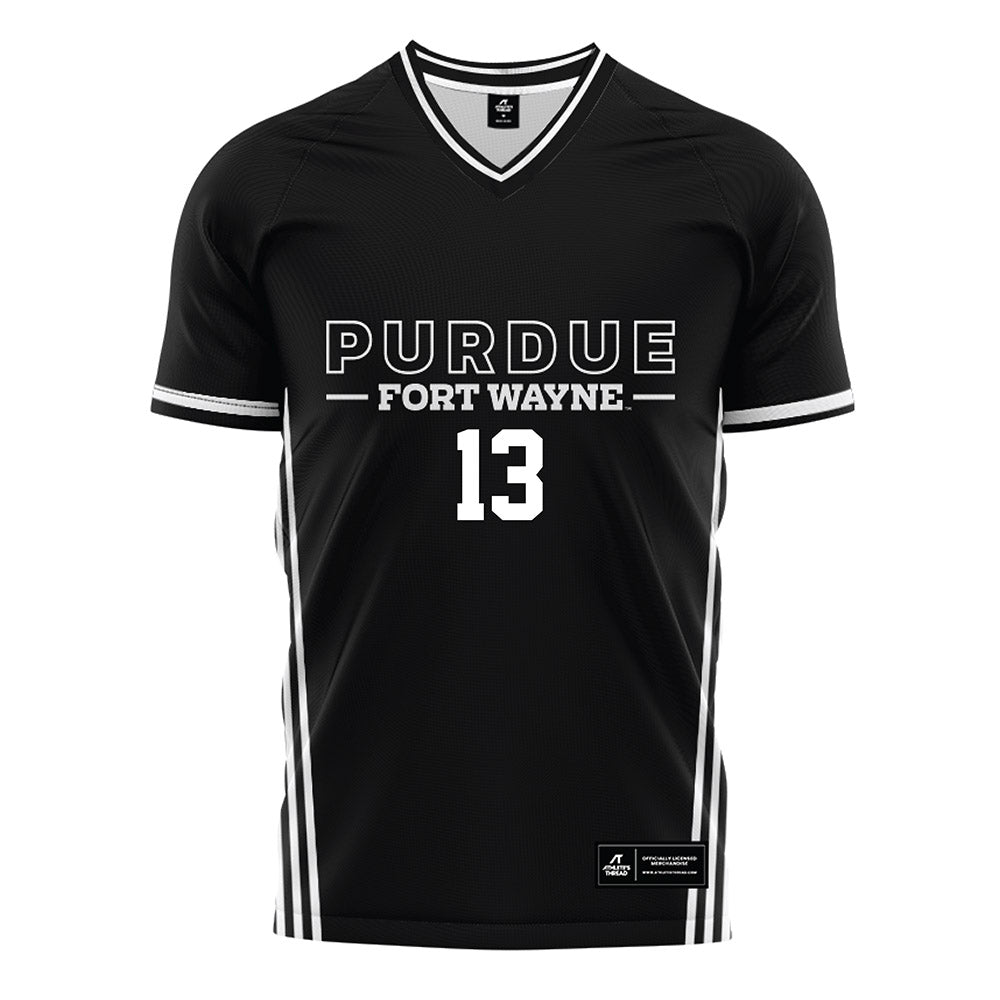 PFW - NCAA Men's Soccer : Andrew Hollenbach - Black Soccer Jersey
