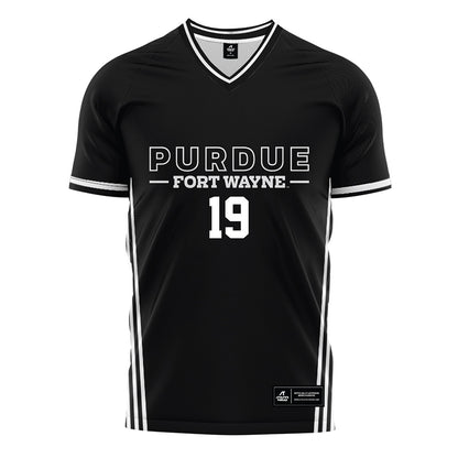 PFW - NCAA Men's Soccer : antonio tiscareno - Black Soccer Jersey-0