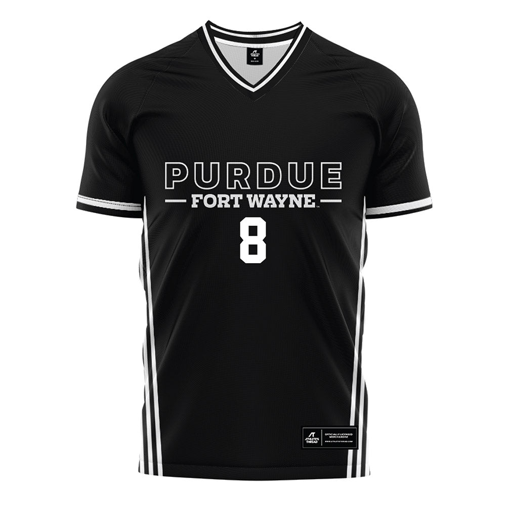 PFW - NCAA Men's Soccer : Jonathan Hernandez - Black Soccer Jersey-0