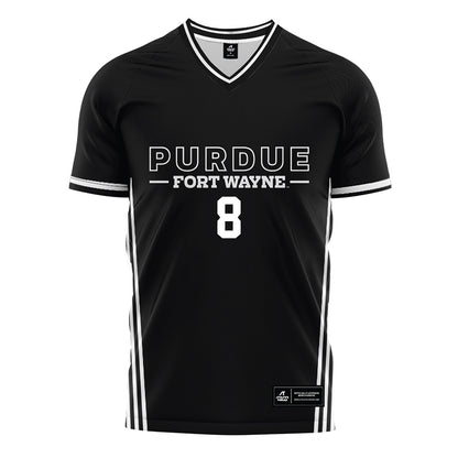 PFW - NCAA Men's Soccer : Jonathan Hernandez - Black Soccer Jersey-0