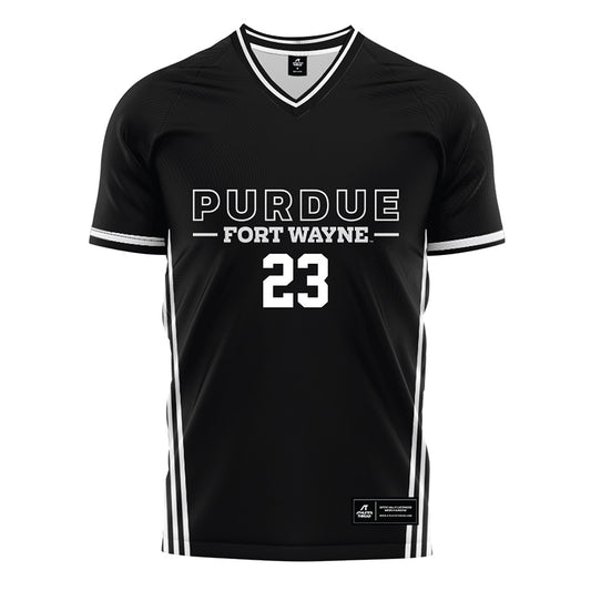 PFW - NCAA Men's Soccer : Brandon Nunez - Black Soccer Jersey-0