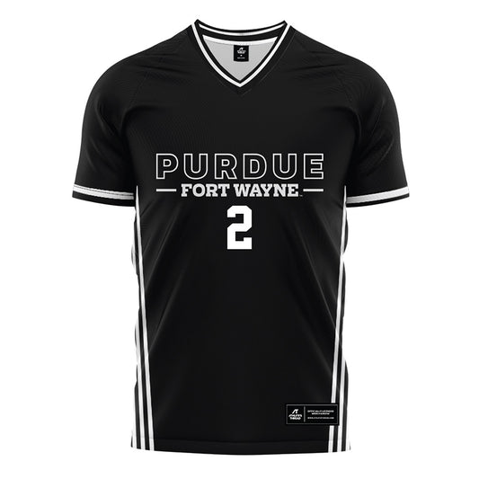 PFW - NCAA Men's Soccer : Marcos Soria - Black Soccer Jersey-0