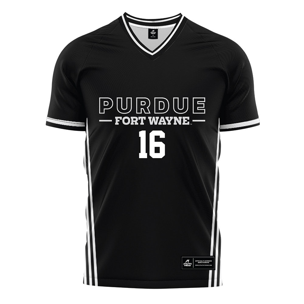 PFW - NCAA Men's Soccer : Kevin Whitlow II - Black Soccer Jersey-0