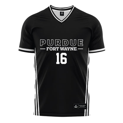 PFW - NCAA Men's Soccer : Kevin Whitlow II - Black Soccer Jersey-0