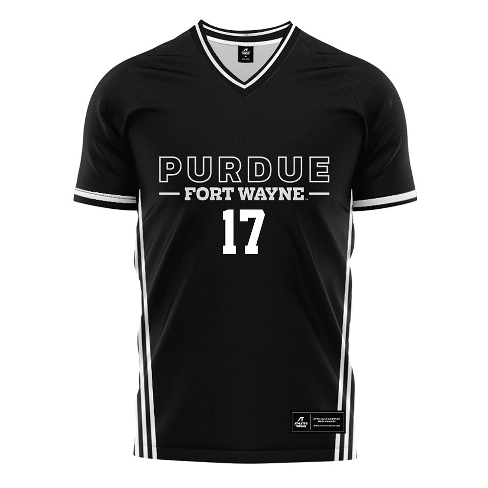 PFW - NCAA Men's Soccer : Jozef Palushaj - Black Soccer Jersey-0