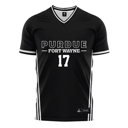 PFW - NCAA Men's Soccer : Jozef Palushaj - Black Soccer Jersey-0