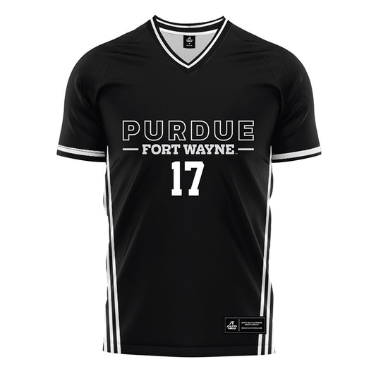 PFW - NCAA Men's Soccer : Jozef Palushaj - Black Soccer Jersey-0