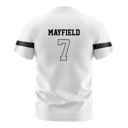 PFW - NCAA Women's Soccer : Elise Mayfield - White Soccer Jersey-1