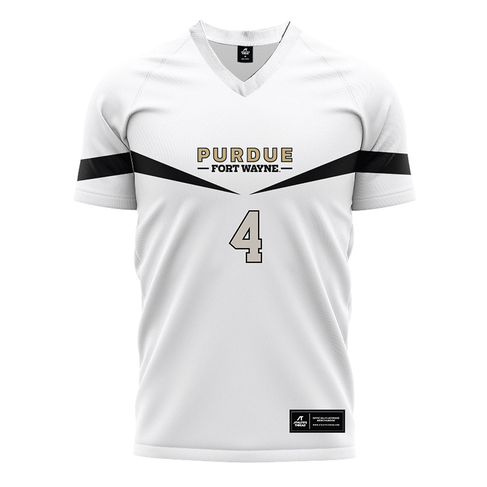 PFW - NCAA Women's Soccer : Ariadne Herrera - White Soccer Jersey-0