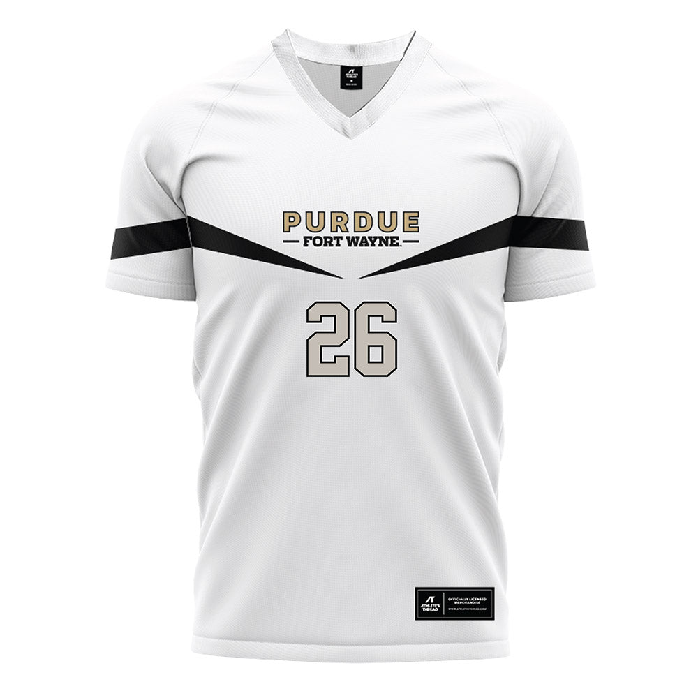 PFW - NCAA Women's Soccer : Kailey Hansen - White Soccer Jersey-0