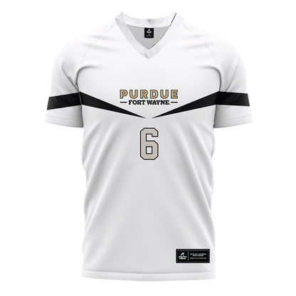 PFW - NCAA Women's Soccer : Dalia Sabet - White Soccer Jersey-0