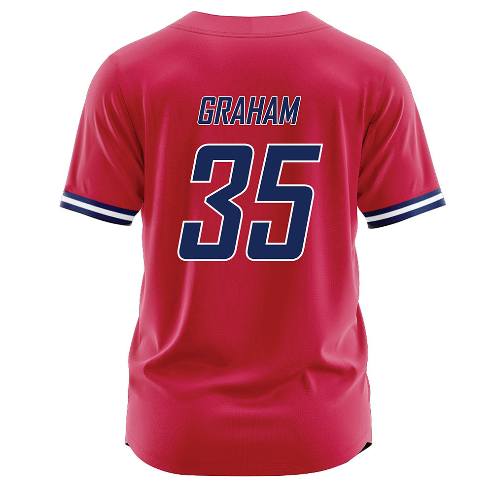 South Alabama - NCAA Baseball : Konnor Graham - Red Jersey-1