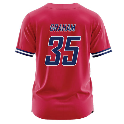 South Alabama - NCAA Baseball : Konnor Graham - Red Jersey-1