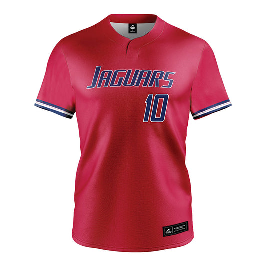 South Alabama - NCAA Baseball : Jaxon Shineflew - Red Jersey-0