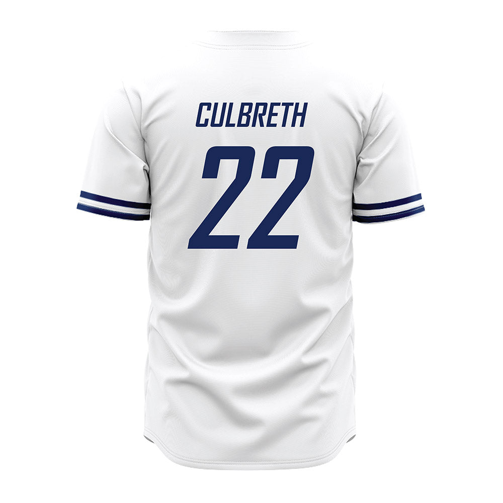 South Alabama - NCAA Baseball : Cade Culbreth - White Jersey-1