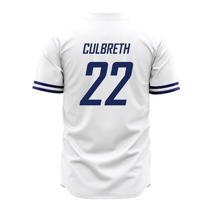 South Alabama - NCAA Baseball : Cade Culbreth - White Jersey-1