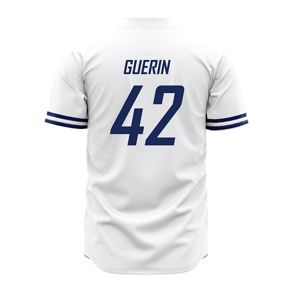 South Alabama - NCAA Baseball : Blake Guerin - White Jersey-1