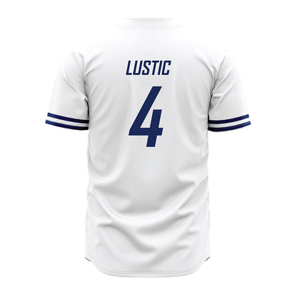 South Alabama - NCAA Baseball : Brock Lustic - White Jersey-1