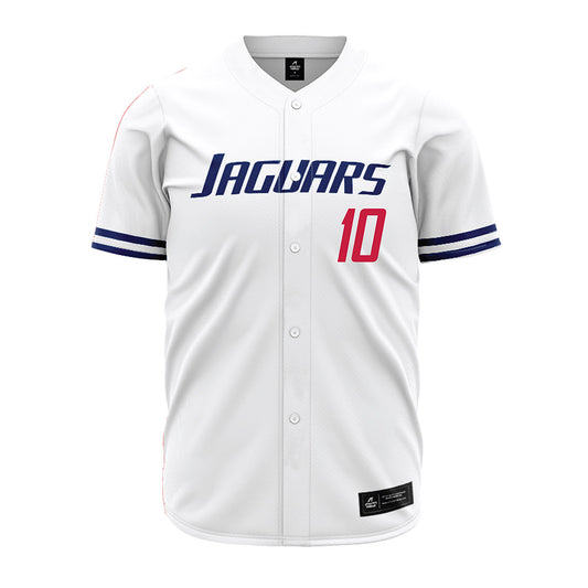 South Alabama - NCAA Baseball : Jaxon Shineflew - White Jersey-0