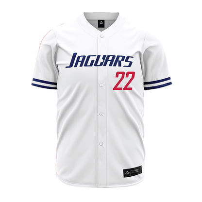 South Alabama - NCAA Baseball : Cade Culbreth - White Jersey-0