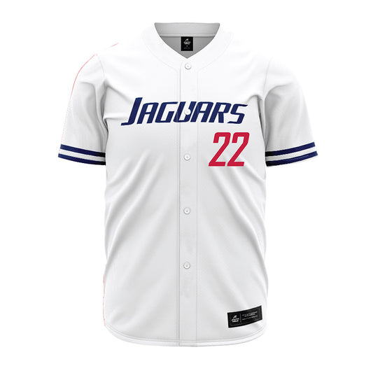South Alabama - NCAA Baseball : Cade Culbreth - White Jersey-0