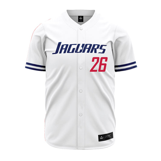 South Alabama - NCAA Baseball : Brennon Wright - White Jersey-0