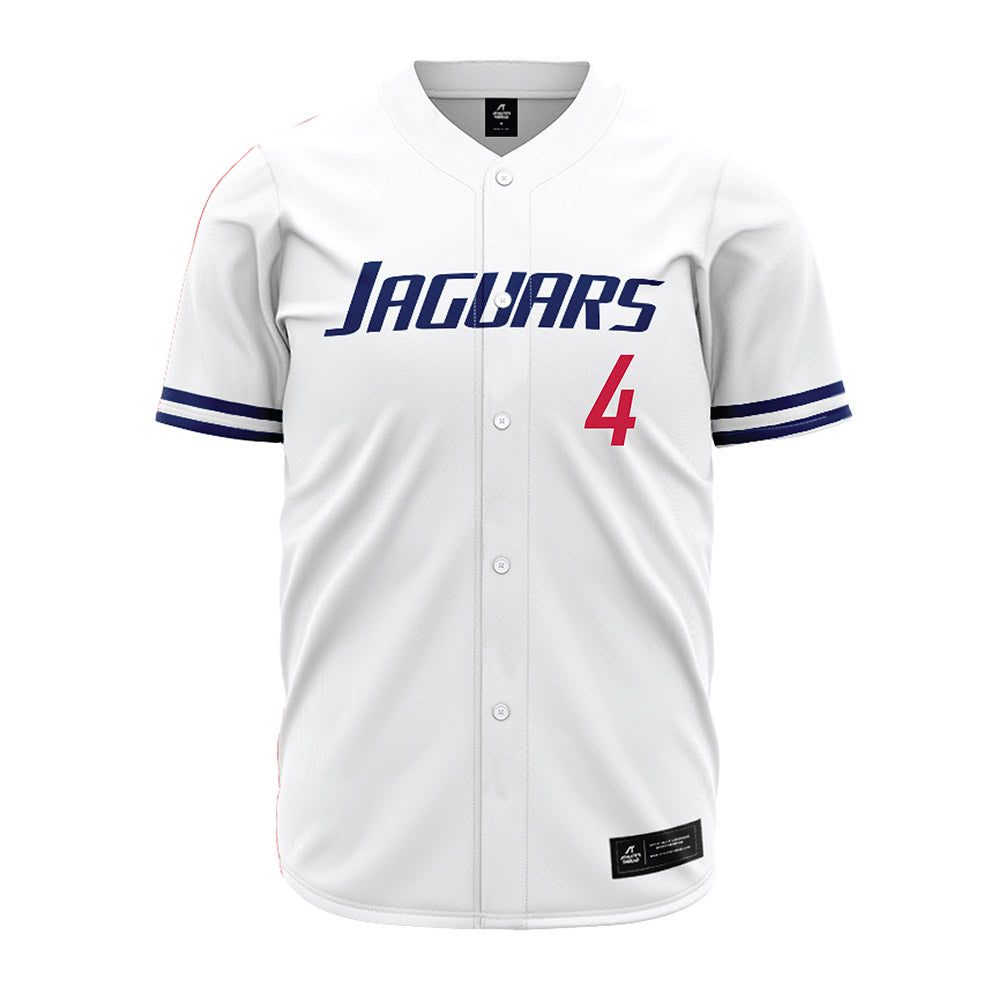 South Alabama - NCAA Baseball : Brock Lustic - White Jersey-0