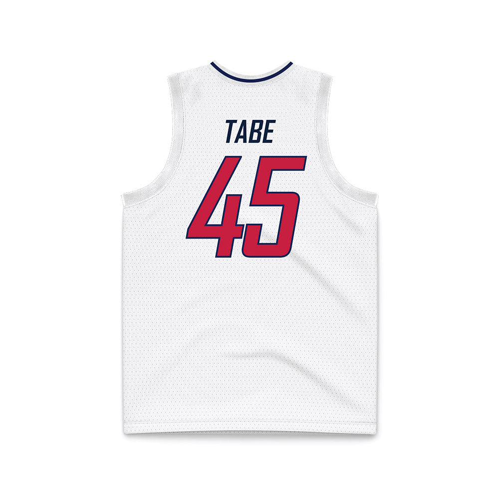 South Alabama - NCAA Men's Basketball : Samuel Tabe - White Basketball Jersey-1