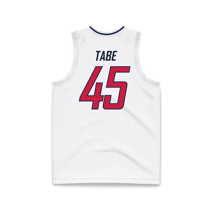 South Alabama - NCAA Men's Basketball : Samuel Tabe - White Basketball Jersey-1