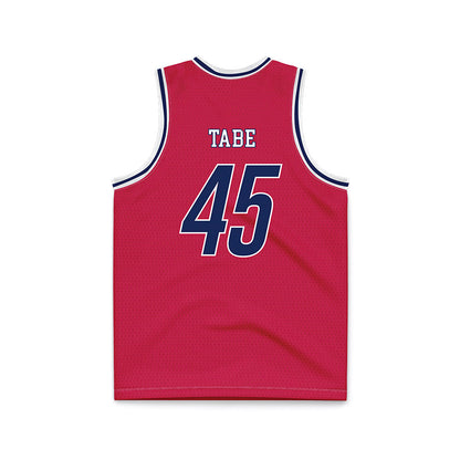 South Alabama - NCAA Men's Basketball : Samuel Tabe - Red Basketball Jersey-1