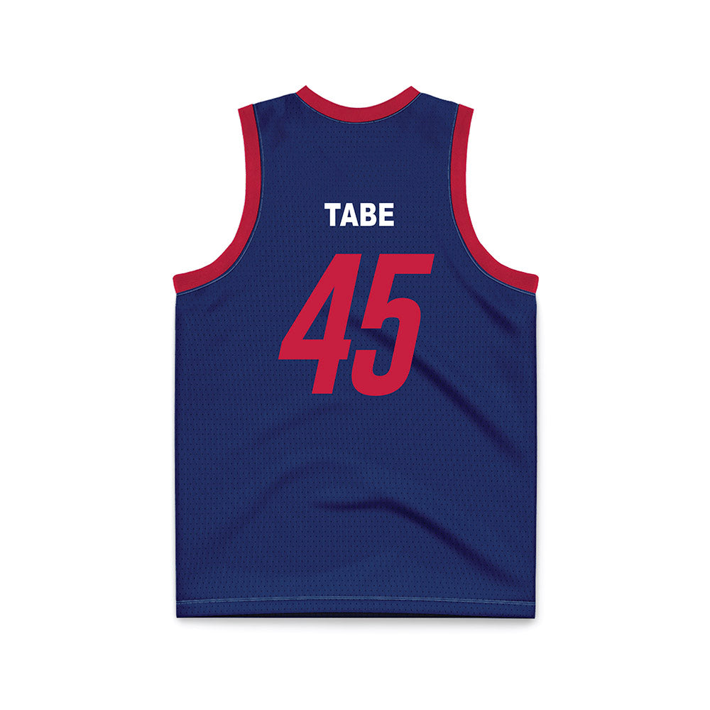 South Alabama - NCAA Men's Basketball : Samuel Tabe - Blue Basketball Jersey-1