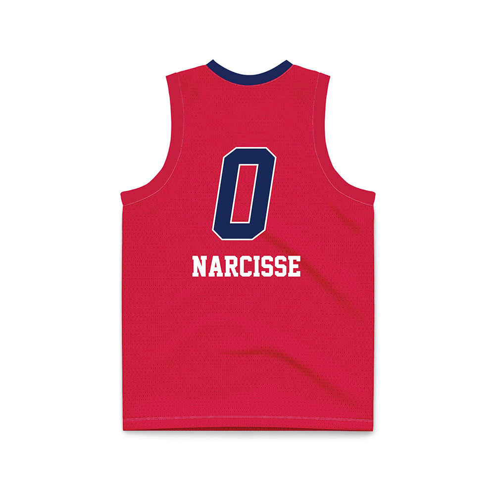 South Alabama - NCAA Women's Basketball : Chrysta Narcisse - Red Basketball Jersey-1