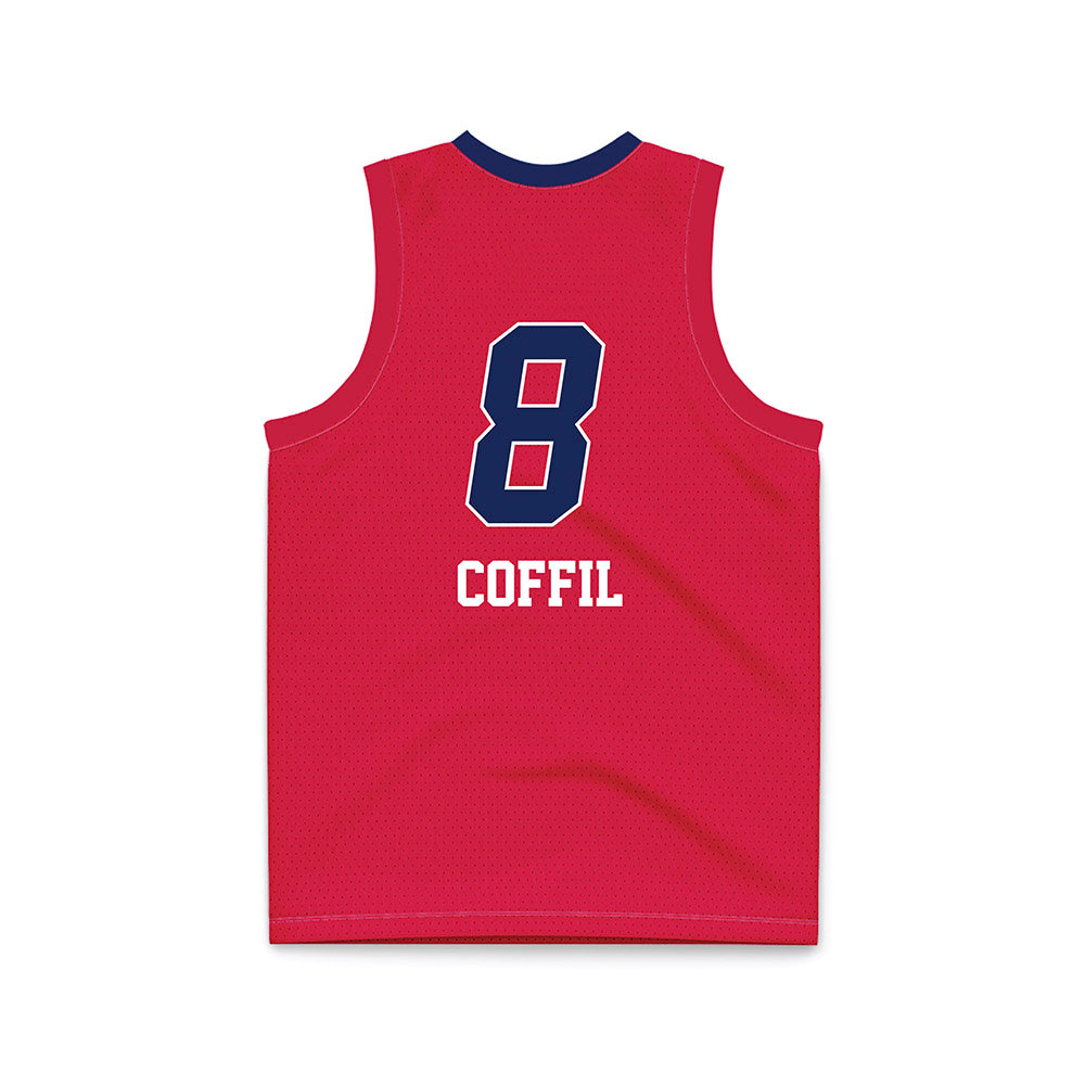 South Alabama - NCAA Women's Basketball : Terren Coffil - Red Basketball Jersey-1