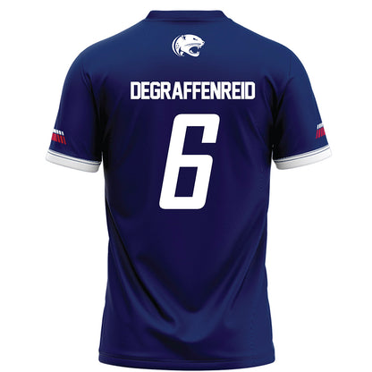 South Alabama - NCAA Football : Kaydon Degraffenreid - Blue Football Jersey-1