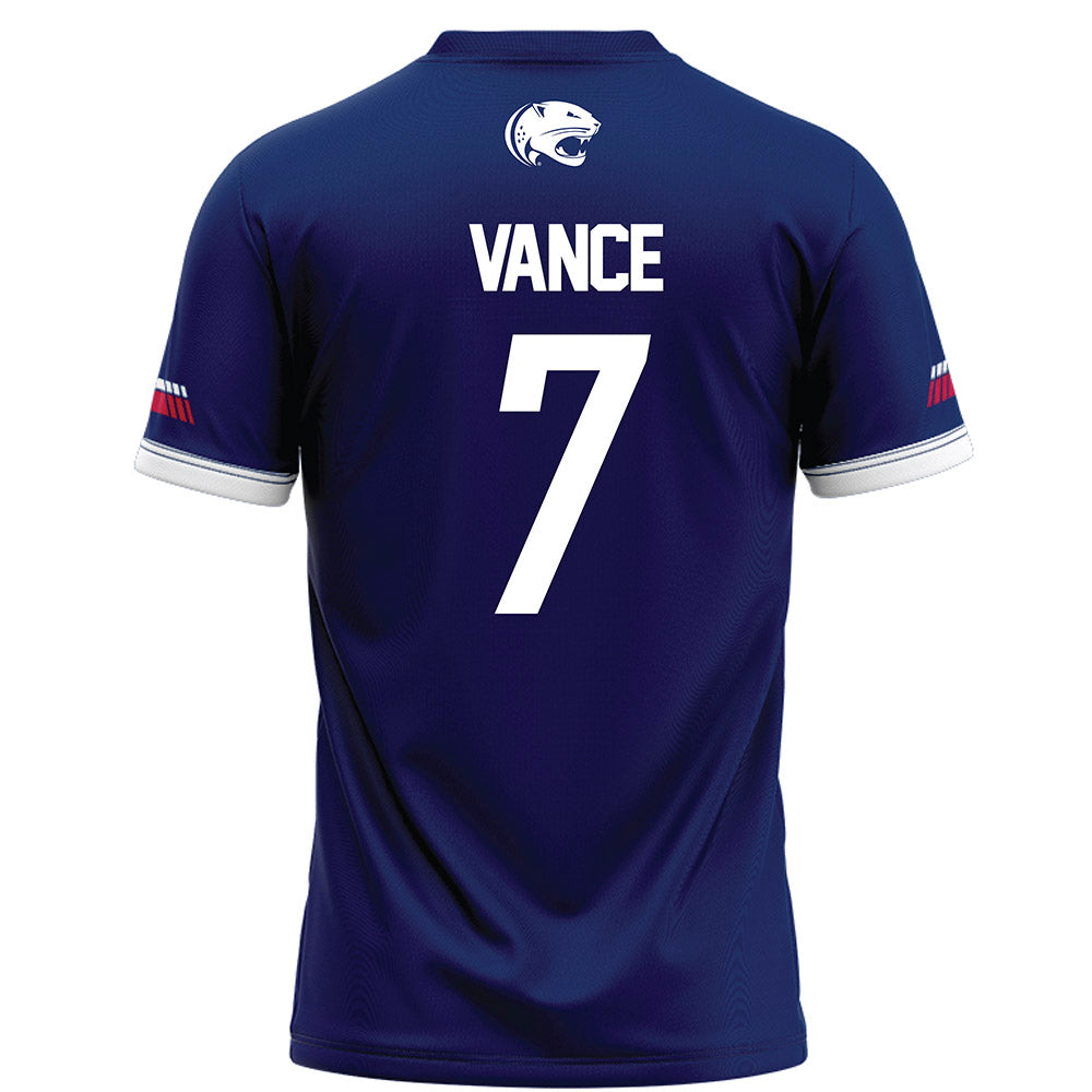 South Alabama - NCAA Football : Deuce Vance - Blue Football Jersey-1