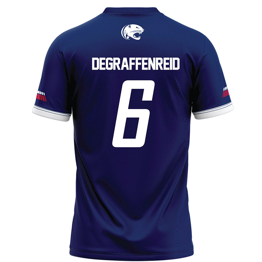 South Alabama - NCAA Football : Kaydon Degraffenreid - Blue Football Jersey-1