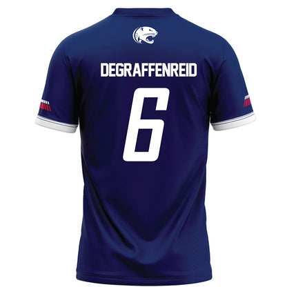 South Alabama - NCAA Football : Kaydon Degraffenreid - Blue Football Jersey-1